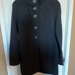 Old Navy Women's Charcoal Button-Up Cardigan